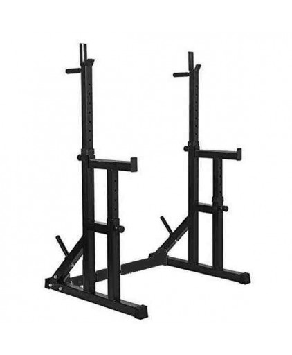 Adjustable Squat Rack Stand with Spotters