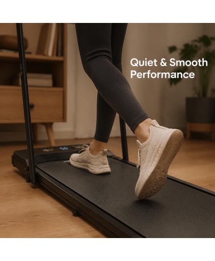 Aspire T030 Walking Pad Treadmill  (With handrail ,Ipad holder, Remote control, 2-level Manual incline )