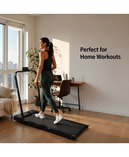 Aspire T030 Walking Pad Treadmill  (With handrail ,Ipad holder, Remote control, 2-level Manual incline )