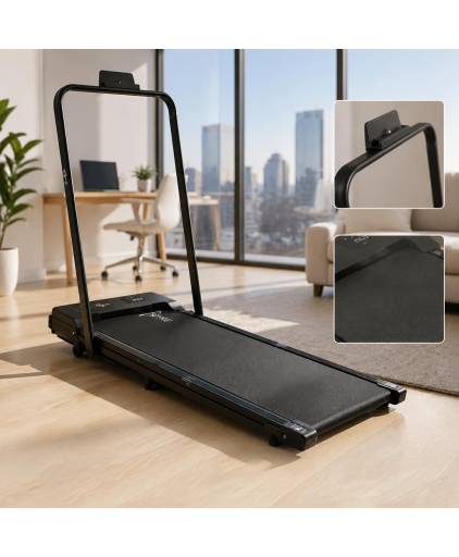 Aspire T030 Walking Pad Treadmill  (With handrail ,Ipad holder, Remote control, 2-level Manual incline )