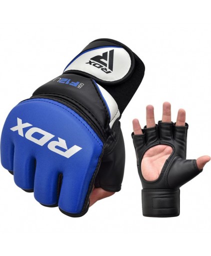 RDX MMA Grappling Gloves in Blue
