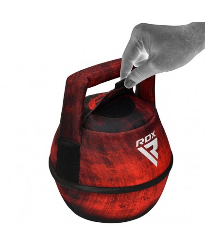 RDX F1 Sand Filled Kettlebell in Red/Black (4-10KG)
