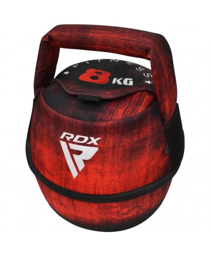 RDX F1 Sand Filled Kettlebell in Red/Black (4-10KG)